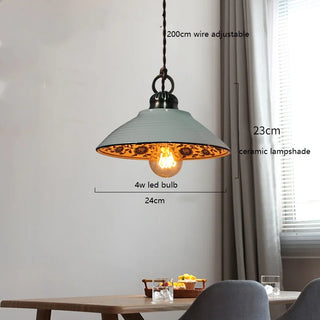 Celako™ Aurelie Pendant Light | Ceramic Dining Room Lighting