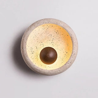 Celako™ Torava Wall Light | Yellow Travertine Living Room Lighting