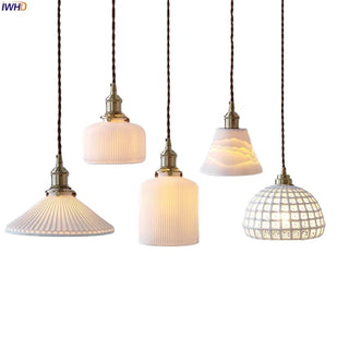 Celako™ Kaolori Pendant Light | Ceramic Bedroom Lighting
