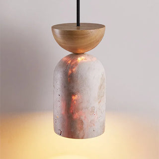 Celako™ Lumipetra Pendant Light | Yellow Travertine Kitchen Island Lighting