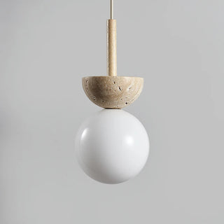 Celako™ Terrella Pendant Light | Yellow Travertine Kitchen Island Lighting