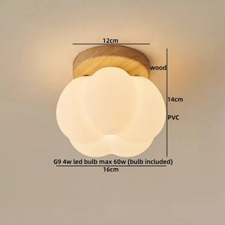 Celako™ Hinoko Ceiling Light | PVC Vintage Bedroom Lighting
