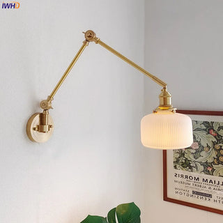 Celako™ Arcoro Wall Light | Copper Ceramic Bedroom Lighting
