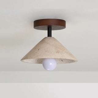 Celako™ Traverna Ceiling Light | Yellow Travertine Kitchen Island Lighting