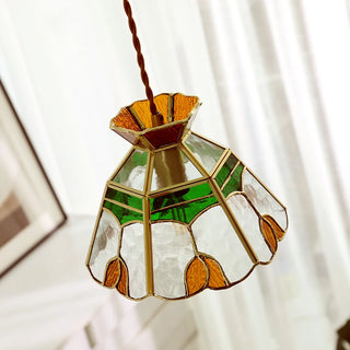Celako™ Prismora Pendant Light | Glass Tiffany Style Bedroom Lighting