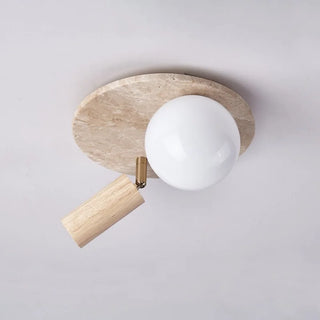 Celako™ Flavina Ceiling Light | Yellow Travertine Kitchen Island Lighting