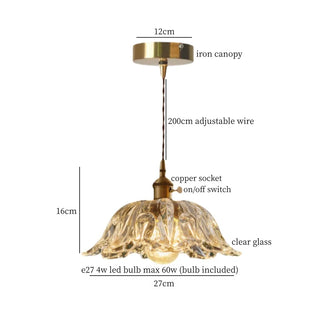 Celako™ Lumirose Pendant Light | Pink Glass Vintage Tiffany Living Room Lighting
