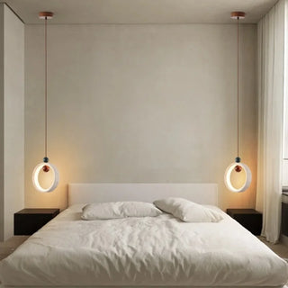 Celako™ Auratum Pendant Light | Yellow Travertine Kitchen Island Lighting