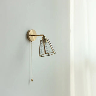 Celako™ Auremis Wall Light | Glass Copper Living Room Lighting