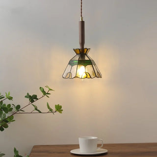 Celako™ Vitraux Pendant Light | Colored Glass Bedroom Lighting