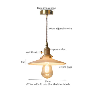 Celako™ Veralume Pendant Light | Glass Bedroom Lighting