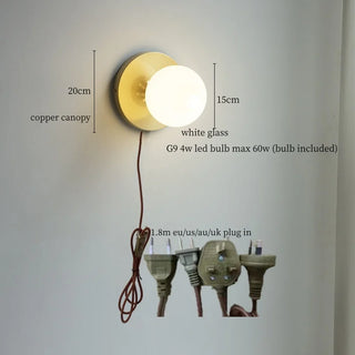 Celako™ Sferia Wall Light | Glass Modern Style Bedroom Lighting