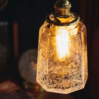Celako™ Vitraea Pendant Light | Glass Copper Bedroom Lighting