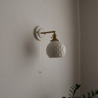 Celako™ Cerafine Wall Light | Ceramic Bedroom Lighting
