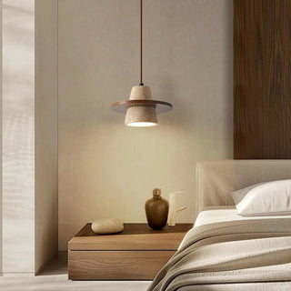 Celako™ Aureale Pendant Light | Wood Yellow Travertine Kitchen Island Lighting