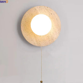 Celako™ Tavura Wall Light | White Glass Bedroom Lighting