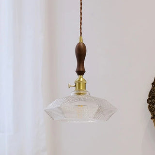Celako™ Lumivera Pendant Light | Clear Glass French Vintage Bedroom Lighting