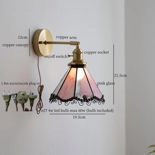 Celako™ Aurilia Wall Light | Glass Vintage Living Room Lighting