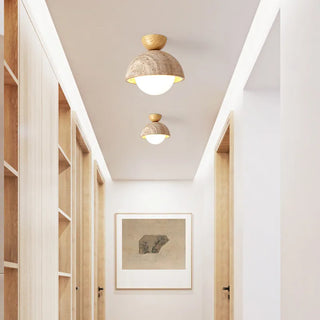 Celako™ Sabiara Ceiling Light | Yellow Travertine Kitchen Island Lighting
