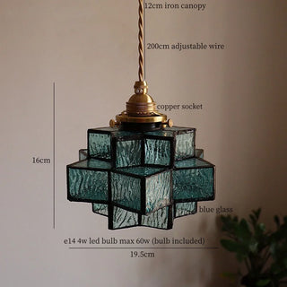 Celako™ Kinzakura Pendant Light | Glass Japan Vintage