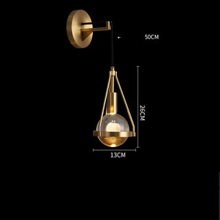 Celako™ Crisara Wall Light | Crystal Bedside Lighting