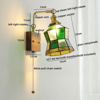 Celako™ Vitrena Wall Light | Glass Bedroom Lighting