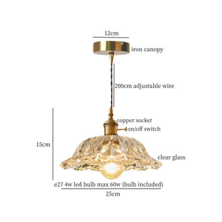Celako™ Vitriance Pendant Light | Glass Bedroom Lighting