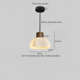 Celako™ Lumamber Pendant Light | Glass Bedroom Lighting