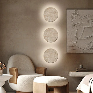 Celako™ Travio Wall Light | Travertine Bedroom Lighting