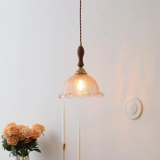 Celako™ Craquel Pendant Light | Amber Glass Kitchen Island Lighting