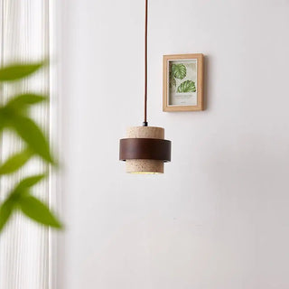 Celako™ Travino Pendant Light | Travertine Dining Room Lighting