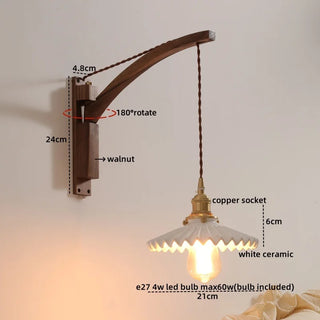 Celako™ Dualis Wall Light | Copper Bedroom Lighting