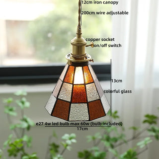 Celako™ Yugenia Pendant Light | Glass Japan Style Bedroom Lighting