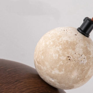 Celako™ Tivorea Pendant Light | Yellow Travertine Japan Wabi Sabi