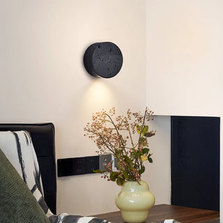Celako™ Neroterra Wall Light | Black Travertine Bedroom Lighting