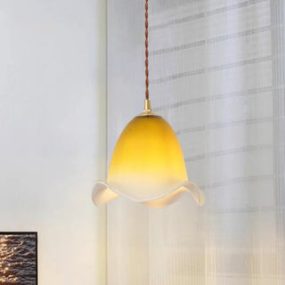 Celako™ Viridelle Pendant Light | Green Glass Bedroom Lighting