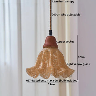 Celako™ Aesora Pendant Light | Glass Bedroom Lighting