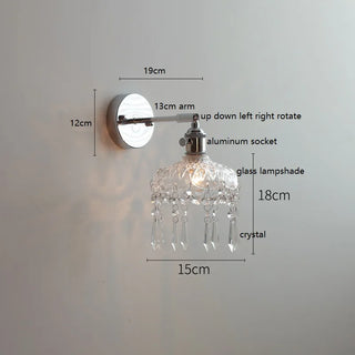 Celako™ Aurela Wall Light | Iron Bedside Lighting