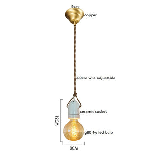 Celako™ Satori Pendant Light | Ceramic Bedside Lighting