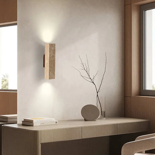 Applique murale Celako™ Traverelle | Pierre de travertin jaune