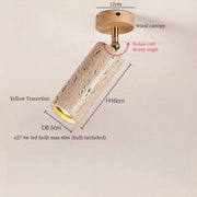 Yellow Travertine 1