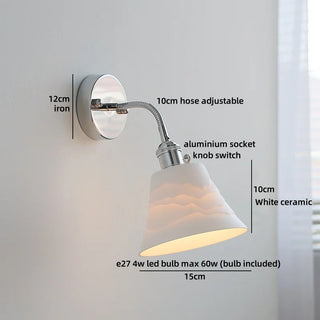 Celako™ Lunara Wall Light | Glass Entryway Lighting
