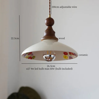 Celako™ Ceraflor Pendant Light | Ceramic Bedroom Lighting
