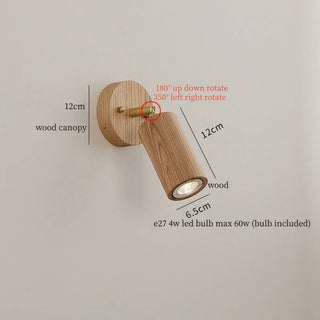 Celako™ Auligna Wall Light | Wood Modern Minimalism Living Room Lighting