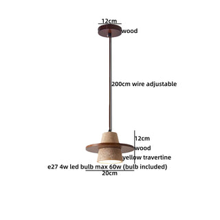 Celako™ Terrene Pendant Light | Iron Bedroom Lighting