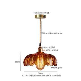 Celako™ Vitrium Pendant Light | Glass Bedroom Lighting