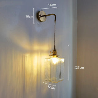 Celako™ Aurelian Wall Light | Copper Bedroom Lighting