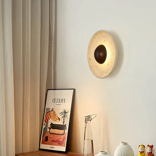 Celako™ Tevrina Wall Light | Wood Yellow Travertine Living Room Lighting