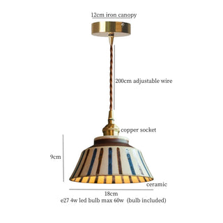 Celako™ Cuprida Pendant Light | Ceramic Kitchen Island Lighting
