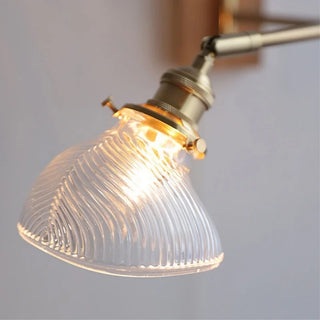 Celako™ Oscilla Wall Light | Copper Glass Bedroom Lighting